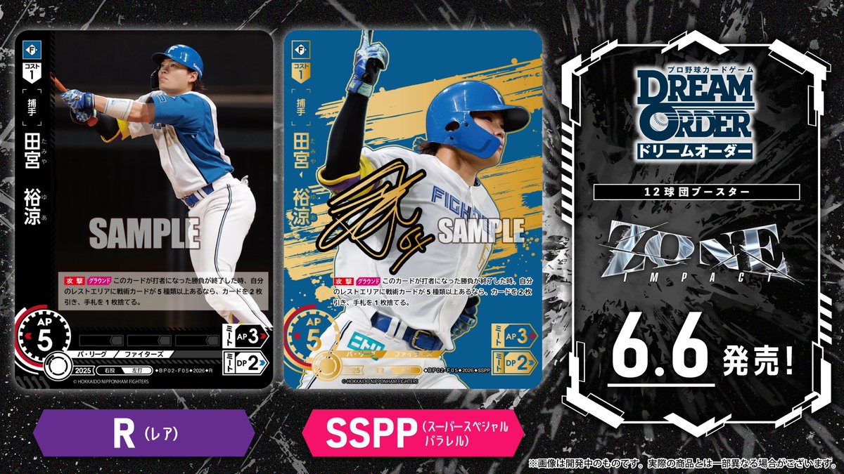 ⚾️予約受付 6/6(土)発売 プロ野球カードゲーム DREAM ORDER 12球団