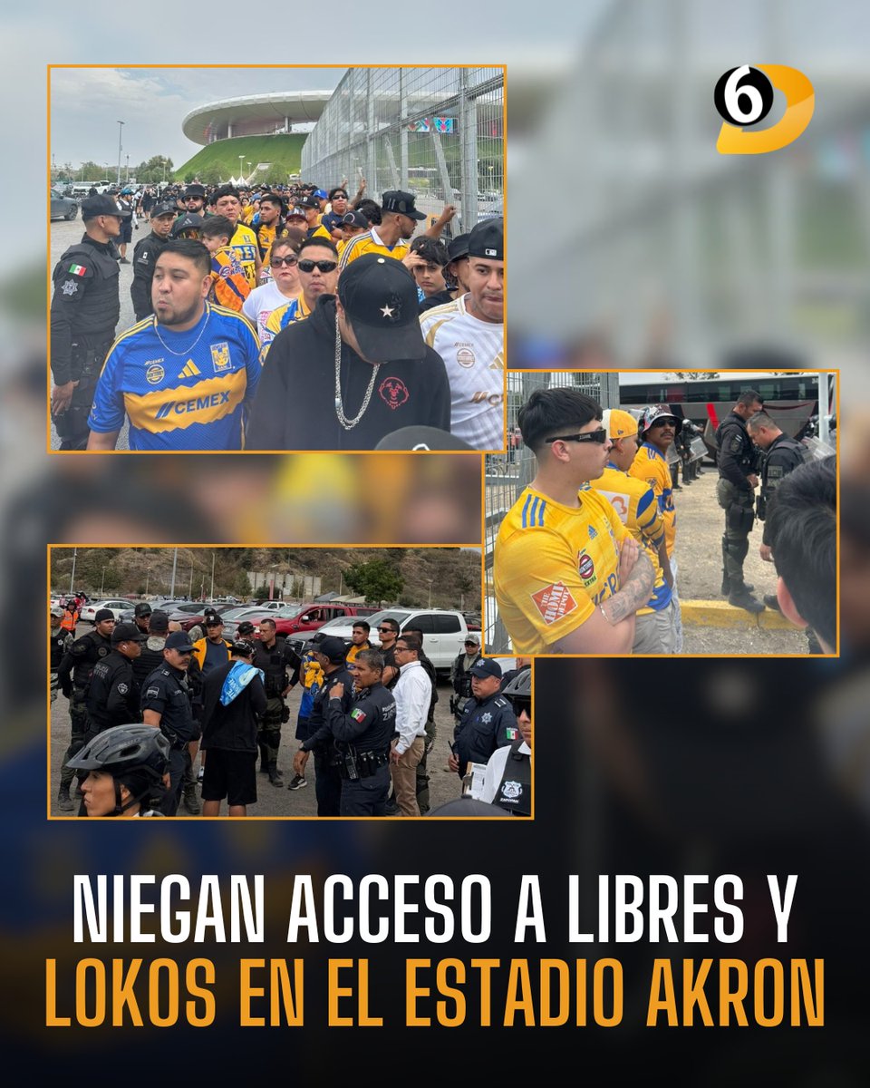 ¡NO DEJARON ENTRAR A LOS LIBRES Y LOKOS! 😳

La barra de Tigres no pudo ingresar al Estadio Akron pese a contar con boleto en mano.

A través de redes sociales, aficionados felinos reclamaron el trato recibido y señalaron que en San Nicolás sí se permitió el acceso y