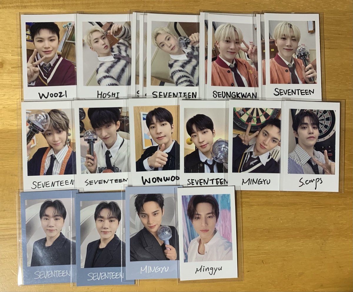 セブチ　チェキ　セット　12枚　SEVENTEEN SEVENTEEN セブチ YAKUSOKU インスタントフォト チェキ 交換 【譲