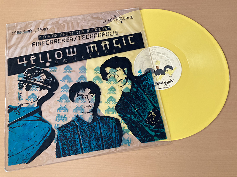 一生手放したくないお皿 YMO「Theme from the Invaders」英国盤12