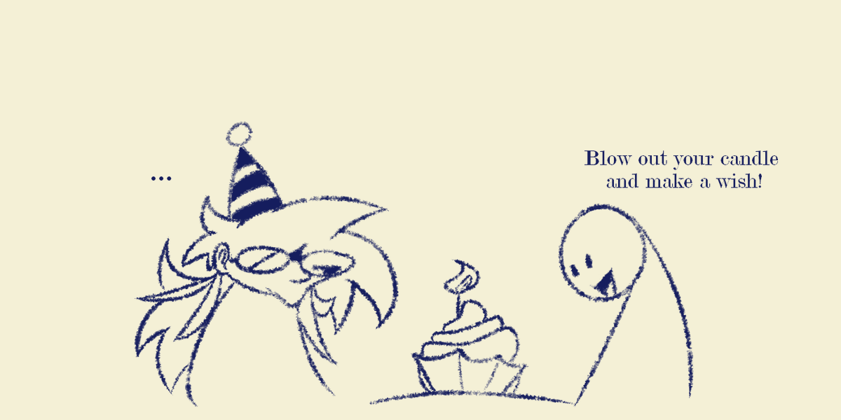 SafeHomeSticks's tweet photo. An old birthday comic I never posted https://t.co/ASFzVhPiAU