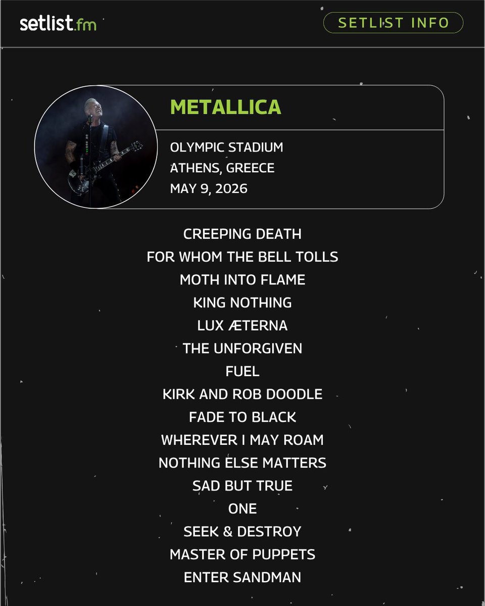 setlist.fm tweet media