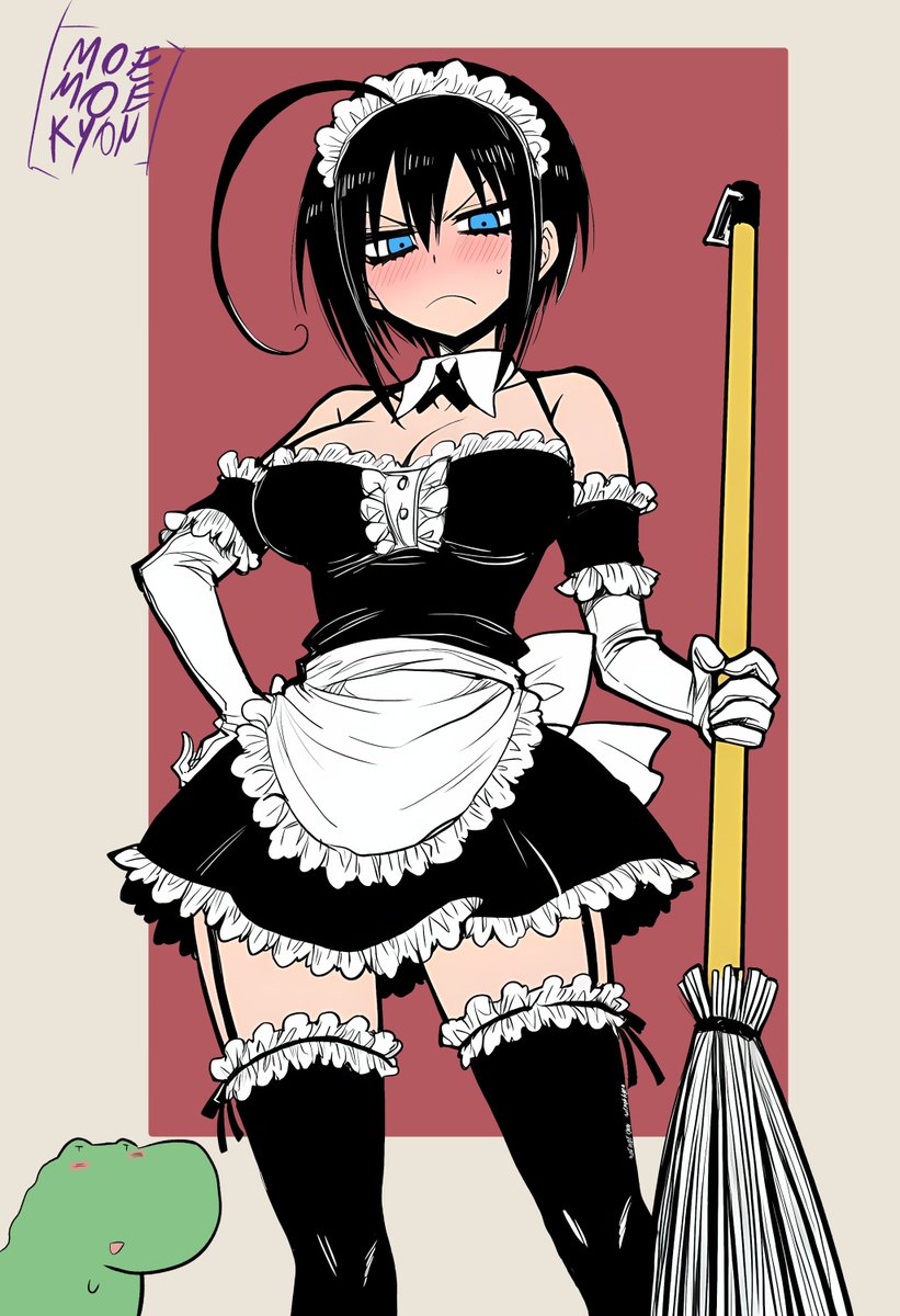 moemoekyonx's tweet photo. Maid Day drawing to expose that I'm an ancient being that likes degenerate stuff.
Izumi Sawatari from He Is My Master.
#メイドの日 #MaidDay #HeIsMyMaster #これが私の御主人様 https://t.co/lJXAD4pcbS