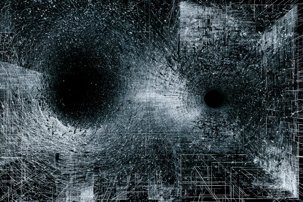 PostMalevich's tweet photo. Inversive reality dissolves into space, leaving black holes in its wake.

#midjourney #metamodern #AIart #postmalevich #midjourneyv8 #ArtistOnTwitter #midjourney8 https://t.co/hTE6MpIA37