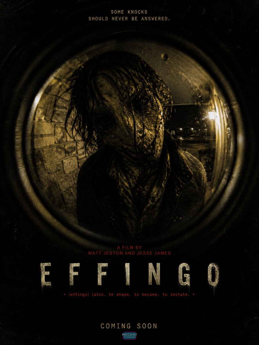 mattjeston's tweet photo. Working on a new short horror film titled 'EFFINGO'. We are officially rolling into pre-production!! 

Stay tuned and don't open the door. https://t.co/BeRzRwkOxQ