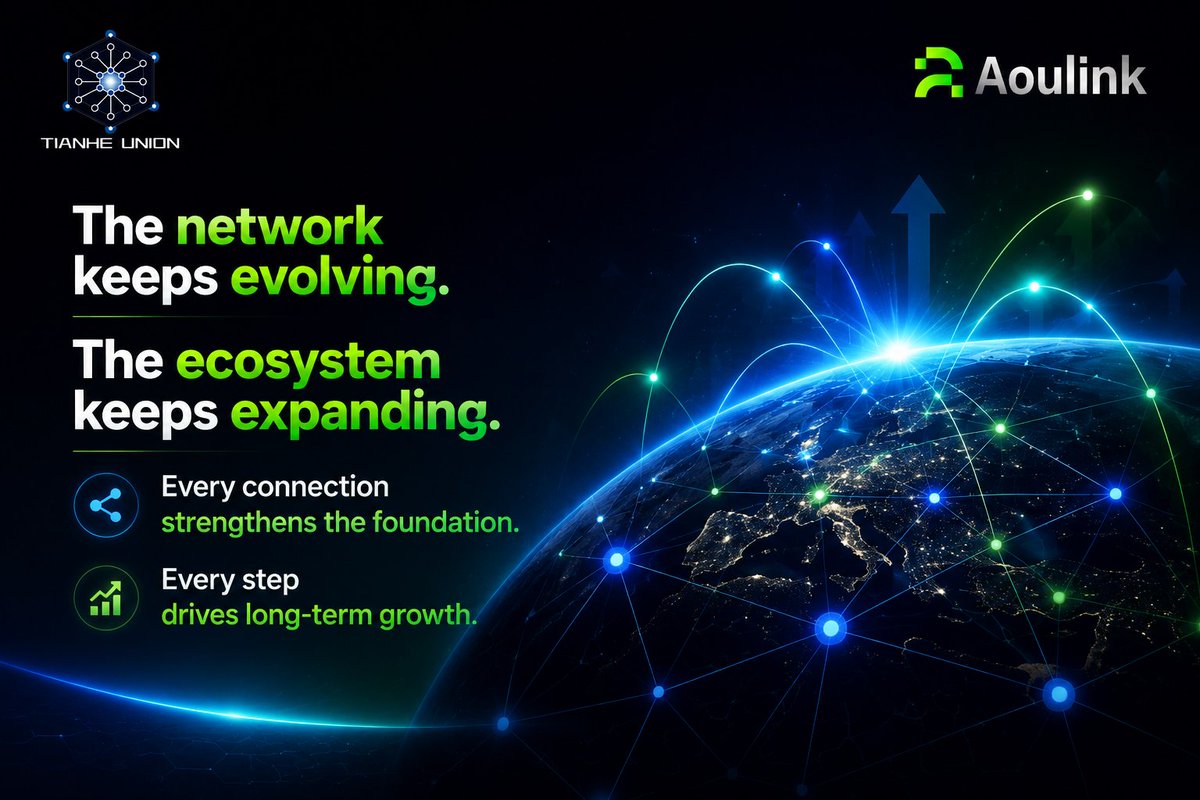 AOULINKTH's tweet photo. The network continues to evolve,
and the ecosystem continues to expand.

At Aoulink, sustainable growth is built through
stable infrastructure, continuous development,
and strong community connections.

#Aoulink #Web3 #Blockchain #Onchain #Layer1 #Crypto https://t.co/BjVov1XgZN