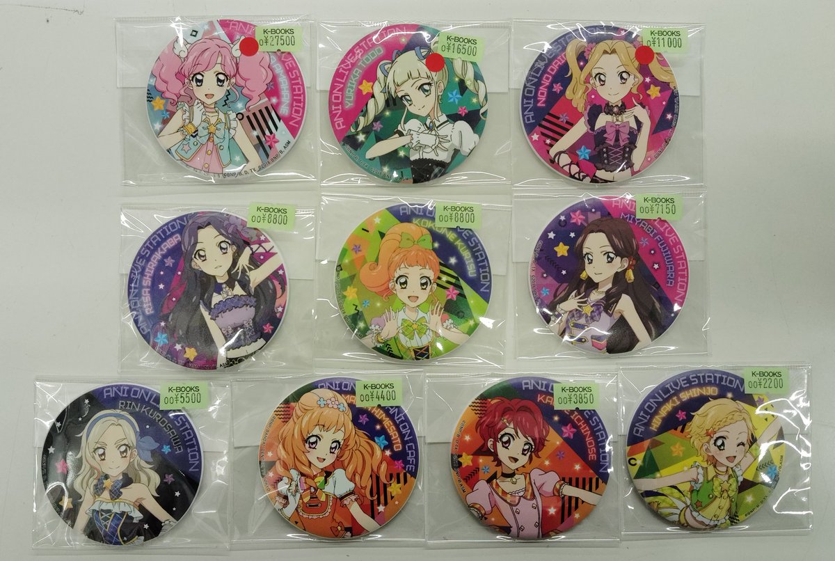 【135】アイカツ　アニon マグバッジ　藤堂ユリカ 入荷情報】 アイカツ! アニON マグバッジ 天羽まどか 藤堂ユリカ 大地