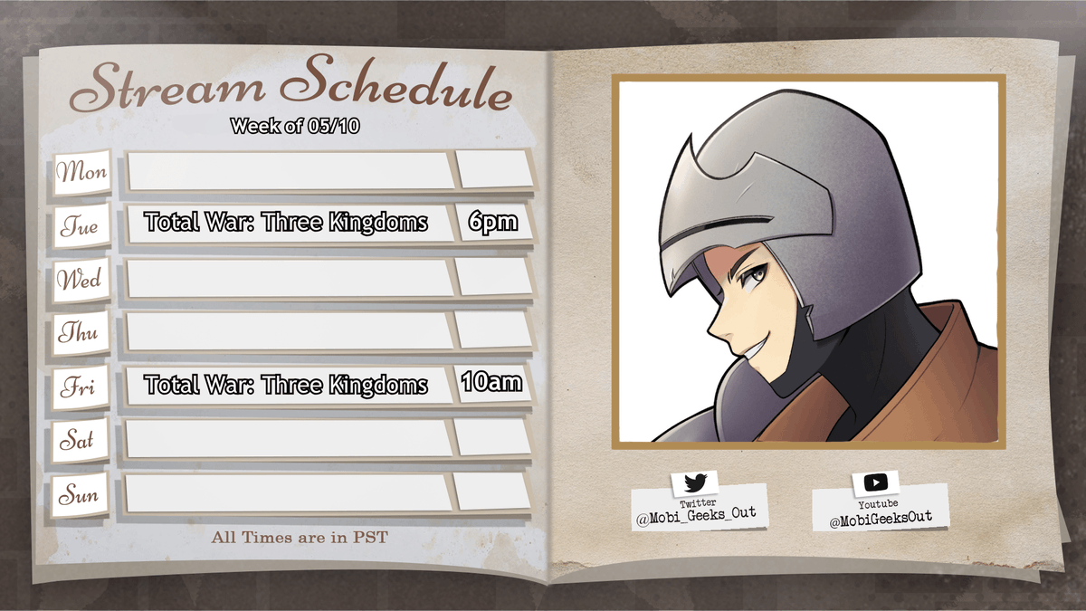 Mobi_Geeks_Out's tweet photo. I'm back from Las Vegas! Here is this week's stream schedule :)

For members, I'll have an update post soon that goes over the progress of the next video and a bonus as well! https://t.co/xjoyjDLQ5S