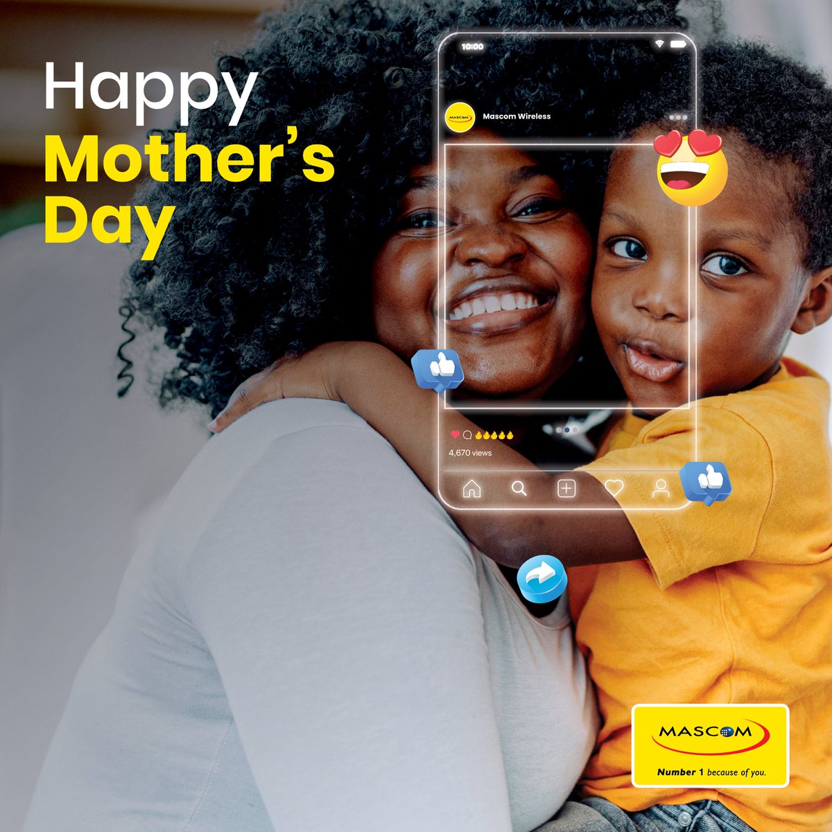 Mascom tweet media