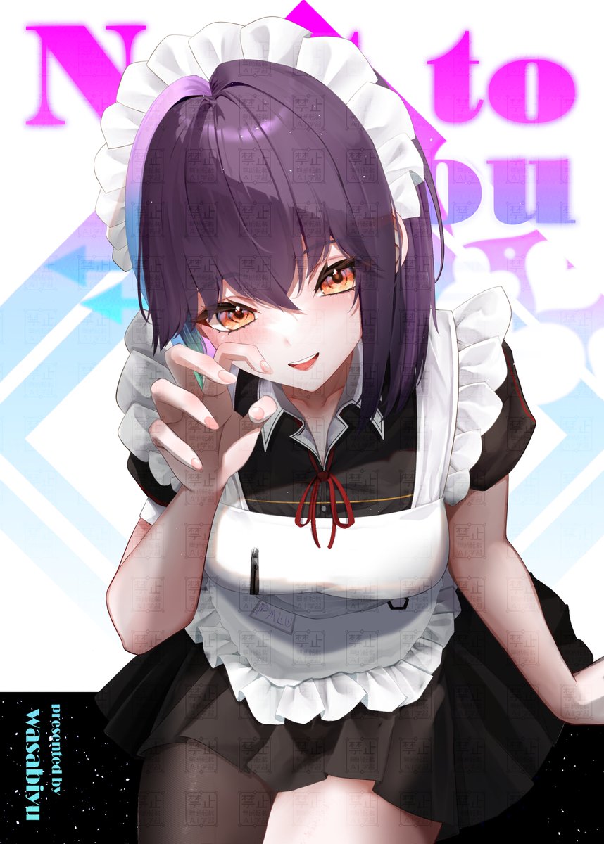 wasabiyu18's tweet photo. #メイドの日
#illustration  #イラストㅤㅤㅤ 
うちの悪魔メイドちゃん👿❤ https://t.co/ddbc9aAG3m