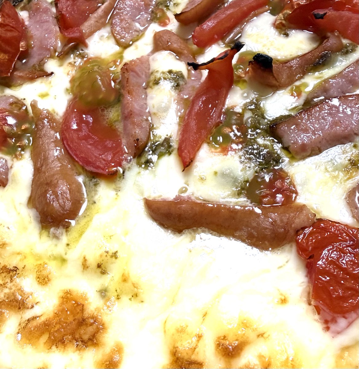 おうちでpiza(^^)👍