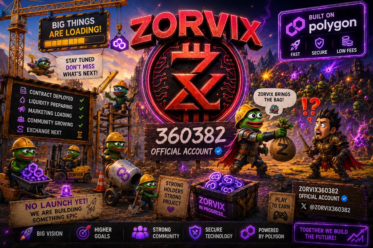 ZORVIX360382's tweet photo. ZORVIX is still under development... ⚒️

Building on Polygon.  
Verification in progress.  
The real journey hasn’t started yet.

Stay tuned. 🚀

@ZORVIX360382

#ZORVIX #Polygon #Web3 https://t.co/mK9yjUKPWV