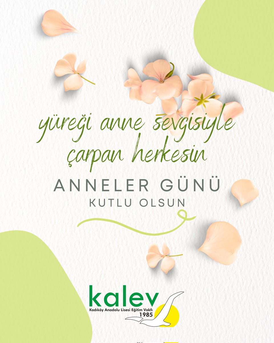 kalevegitim's tweet photo. Tüm canlıların yaşam hakkına saygılı, adil, aydınlık nesiller yetiştiren, yüreği anne sevgisiyle çarpan herkesin günü kutlu olsun 💛💚

#annelergünü #annesevgisi #kalev https://t.co/r2YoKOUA2A