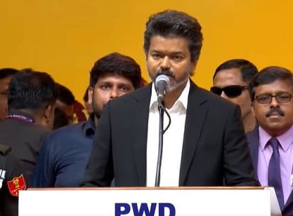 KoSesha's tweet photo. Tamil Nadu just witnessed one of the most extraordinary journeys in its political history.

Congratulations to Thiru @TVKVijayHQ avargal on becoming the Chief Minister of Tamil Nadu.

Wishing him the wisdom, strength and Almighty’s blessings to serve the people of TN well! https://t.co/gsKLJ3Nnua