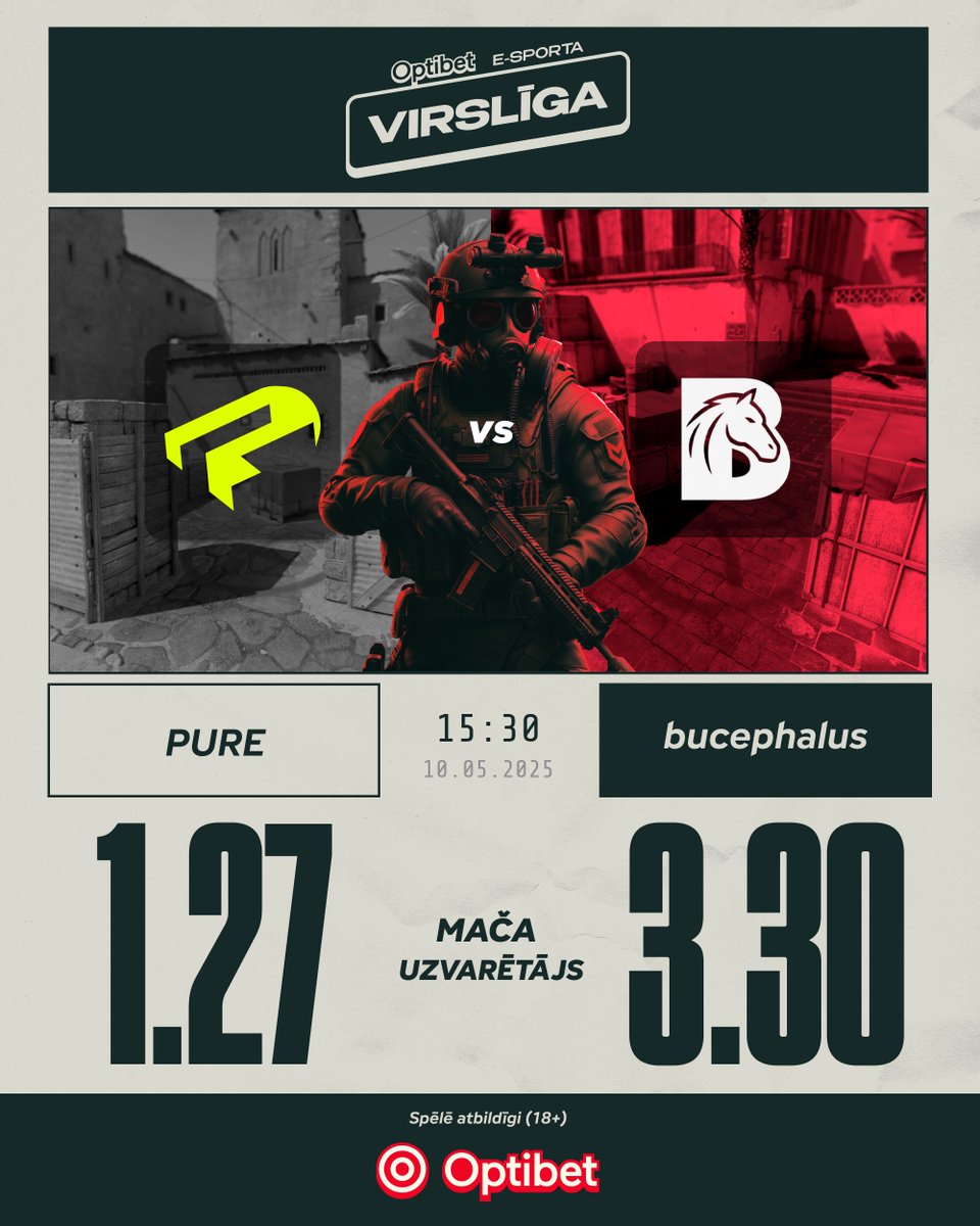 esportaliga's tweet photo. "Optibet" E-sporta Virslīgas sestās sezonas finālturnīrs! Prognozes pieejamas Optibet e-sporta sadaļā (spēlē atbildīgi, 18+).
13:00 - 🇱🇻#sunshine vs 🇱🇻#hypewrld (Bo3)
16:00 - 🇱🇻#PURE vs 🇱🇻#bucephalus (Bo3)
❗️https://t.co/XXZckmikc0 https://t.co/QL8Wo2McKJ