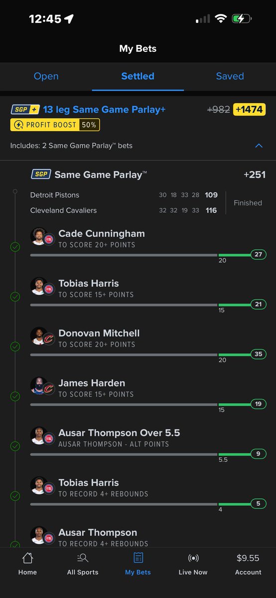13Dickinson's tweet photo. FREE MONEY FOR TOMORROW!!!! Cashed out in the right time 🔥🔥🔥🔥 @NBA @FDSportsbook QUICK LICKS https://t.co/nwHhsakRIo