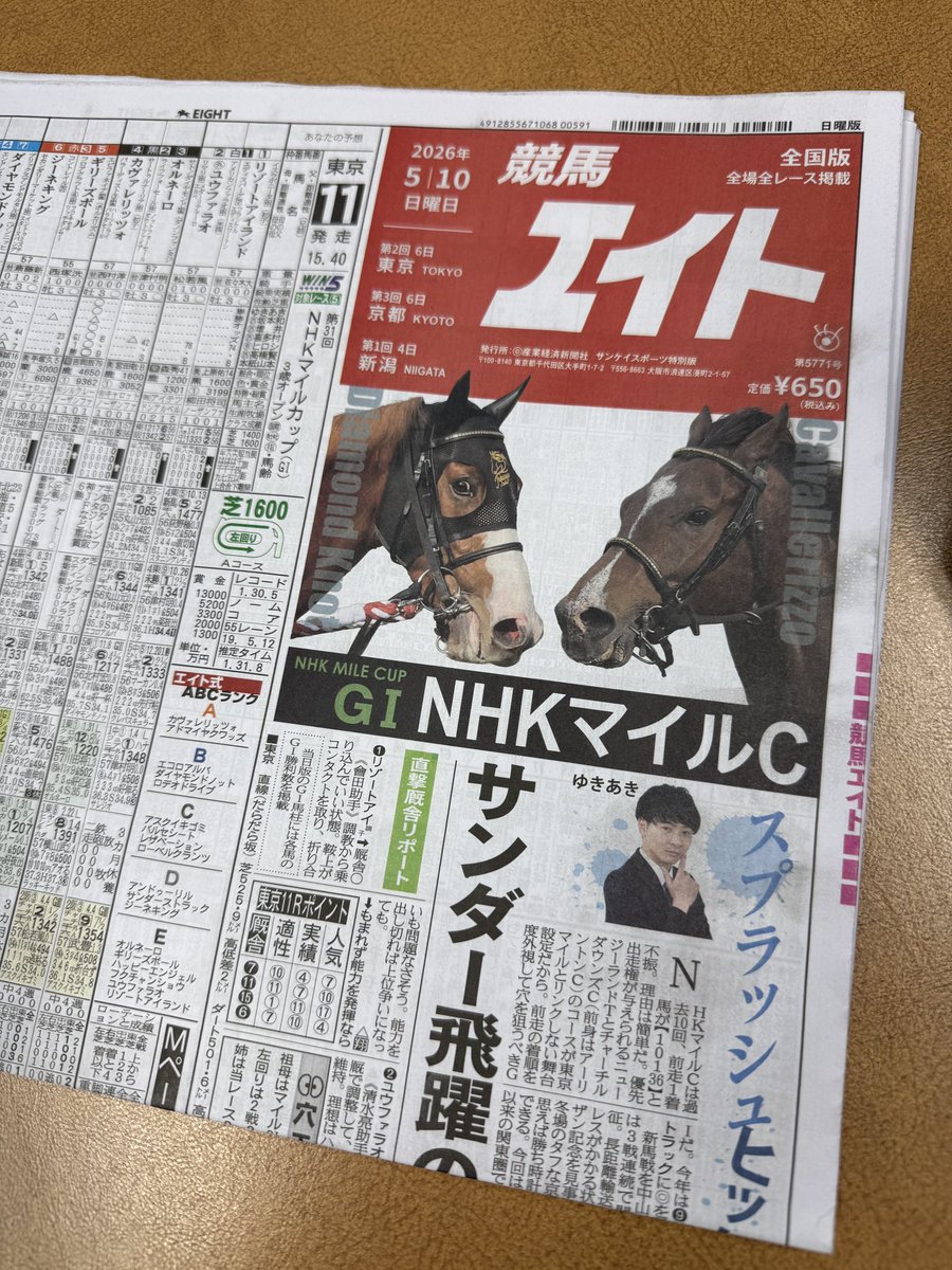 15時から みんなのKEIBA🐎 今日は3歳マイル王決定戦！ NHKマイルカップ