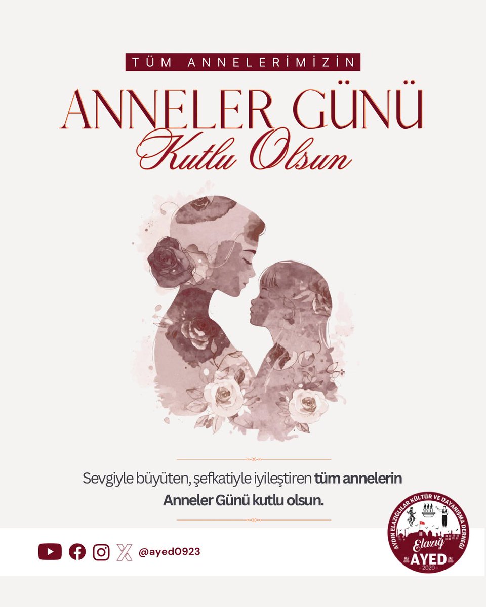 Şefkatiyle büyüten, emeğiyle güç veren tüm annelerin Anneler Günü kutlu olsun.
