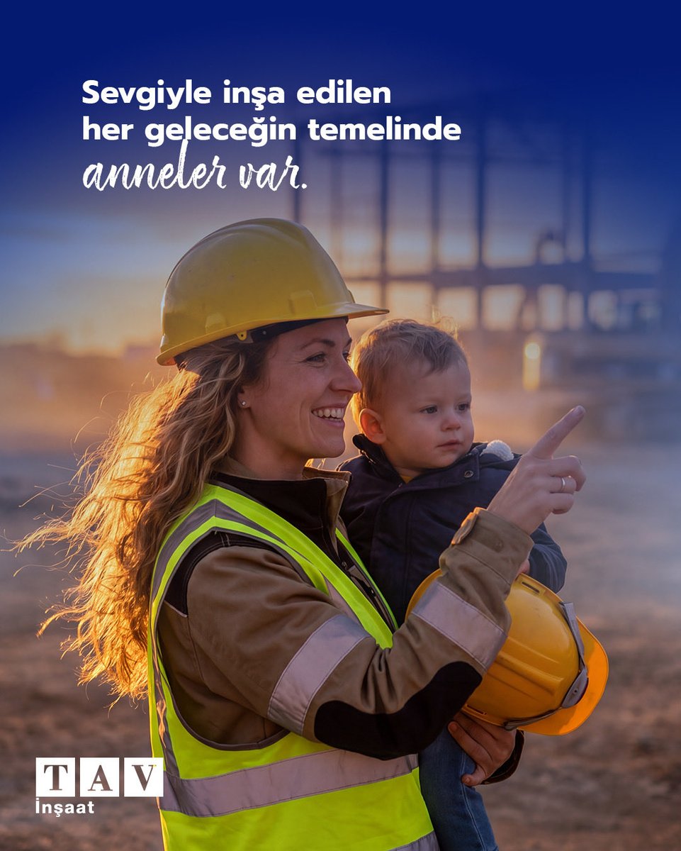 ConstructionTAV's tweet photo. Sevgi, şefkat ve güvenle inşa edilen nesilleri yetiştiren annelerin ve emeğiyle yüreğinde anne sevgisini taşıyan tüm kadınların Anneler Günü kutlu olsun. https://t.co/vlJS8IOTVY