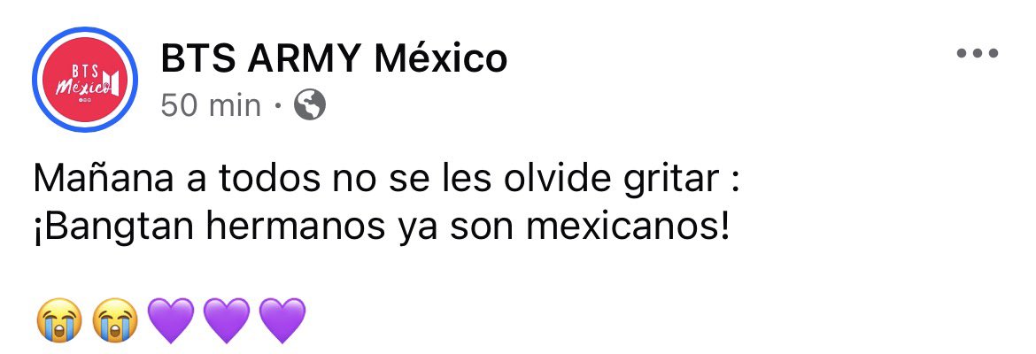 BTS ARMY MEXICO tweet media