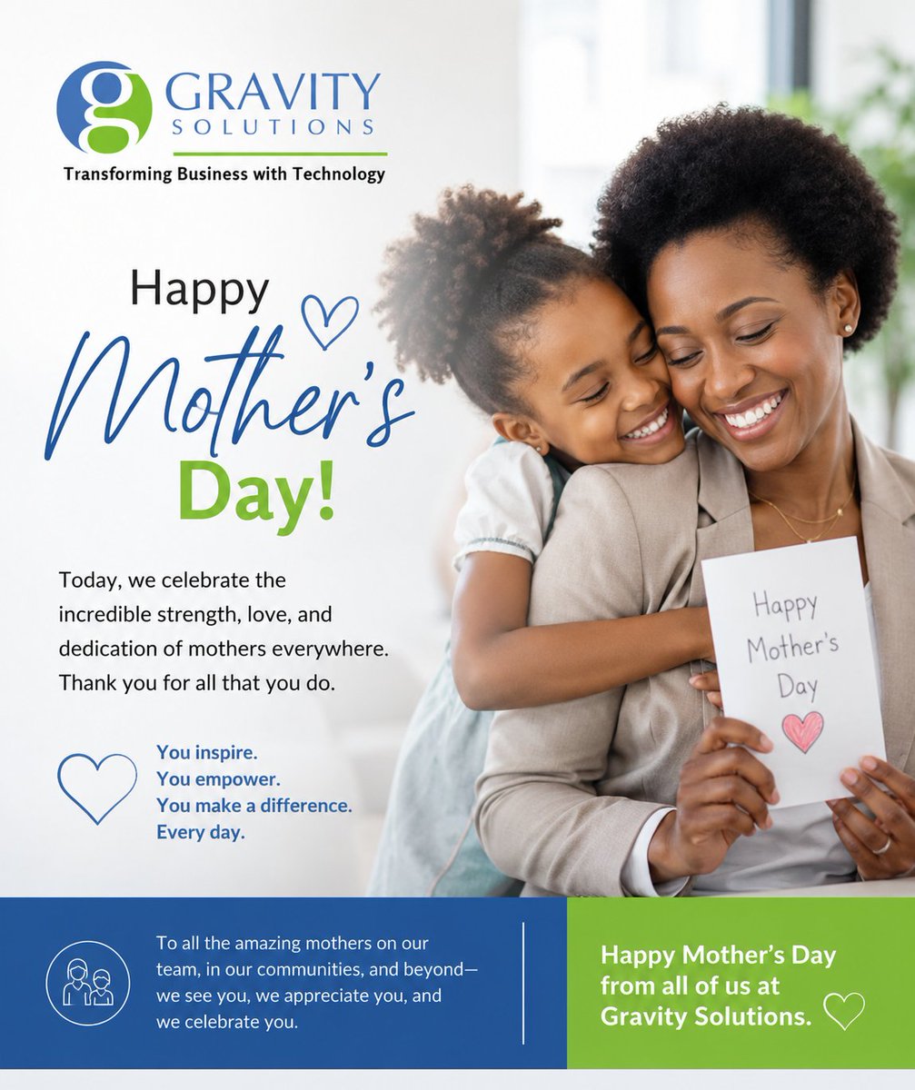 gsl_ea's tweet photo. To every mother balancing life, work, family, and dreams, thank you for your strength, love, and endless sacrifices. 💚

Happy Mother’s Day from all of us at Gravity Solutions 🌸
#MothersDay #HappyMothersDay https://t.co/hkx1pNqWTN