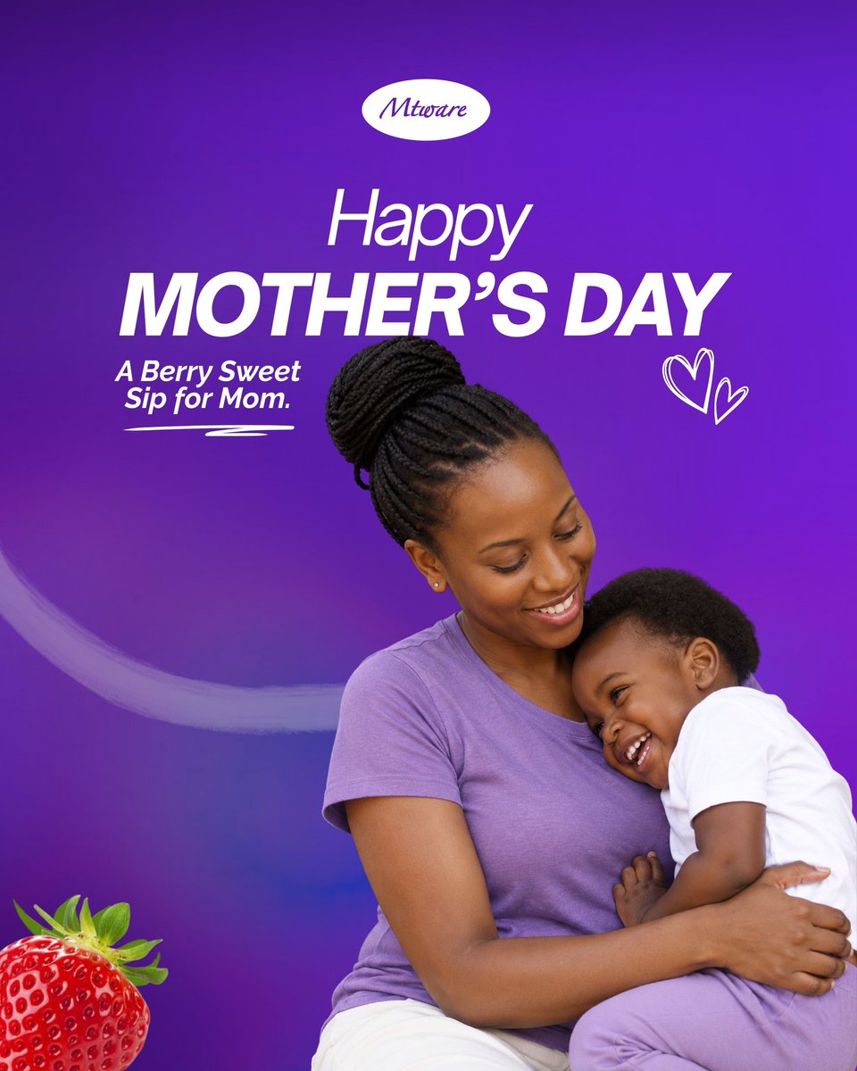 Mtwarebeverages's tweet photo. Ku babyeyi bose batwigisha gukunda, kwihangana no gukomera ,Uyu munsi turabashimira 
Mtware Beverages ibifurije umunsi mwiza w’Ababyeyi. 
#mtwarebeverages #drinkmtware #mothersday https://t.co/YxhUUhGouK