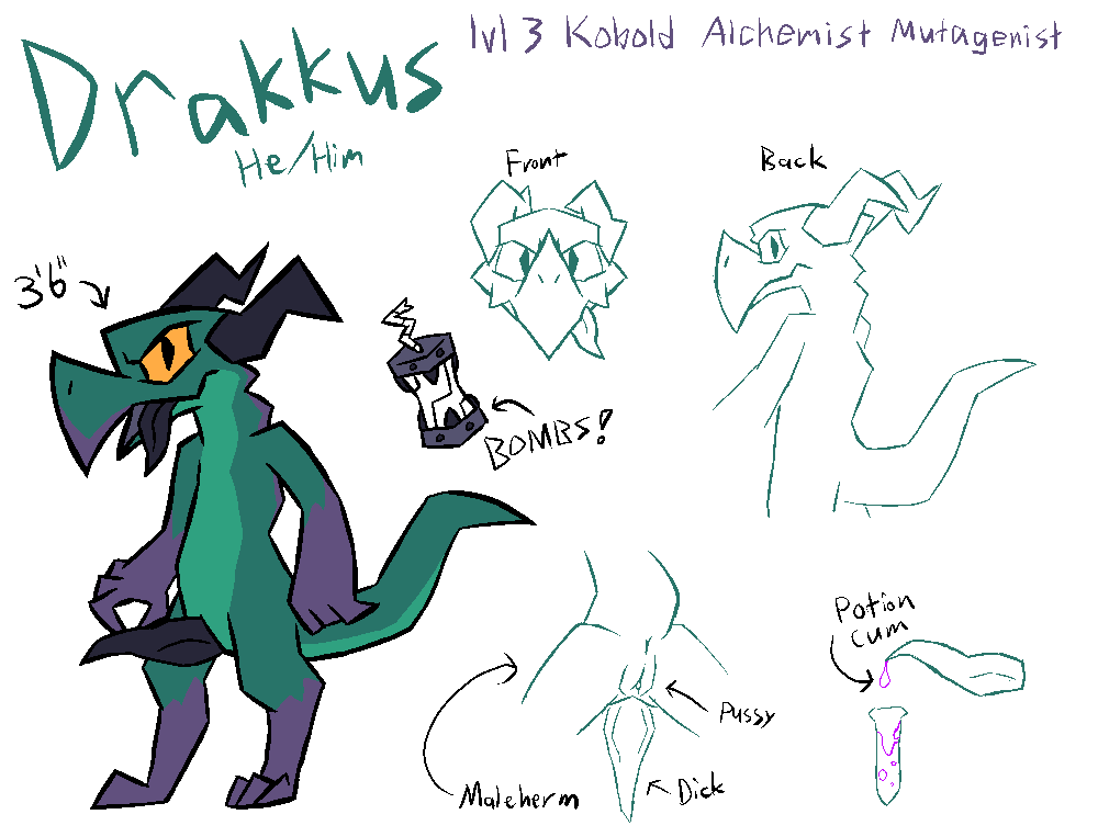 Coldcolor34's tweet photo. Drakkus!!! My little freak!!! He's a little freak!!!
New DnD character I made for a horny campaign
#nsfw #dnd #kobold https://t.co/gcXbitxxpE