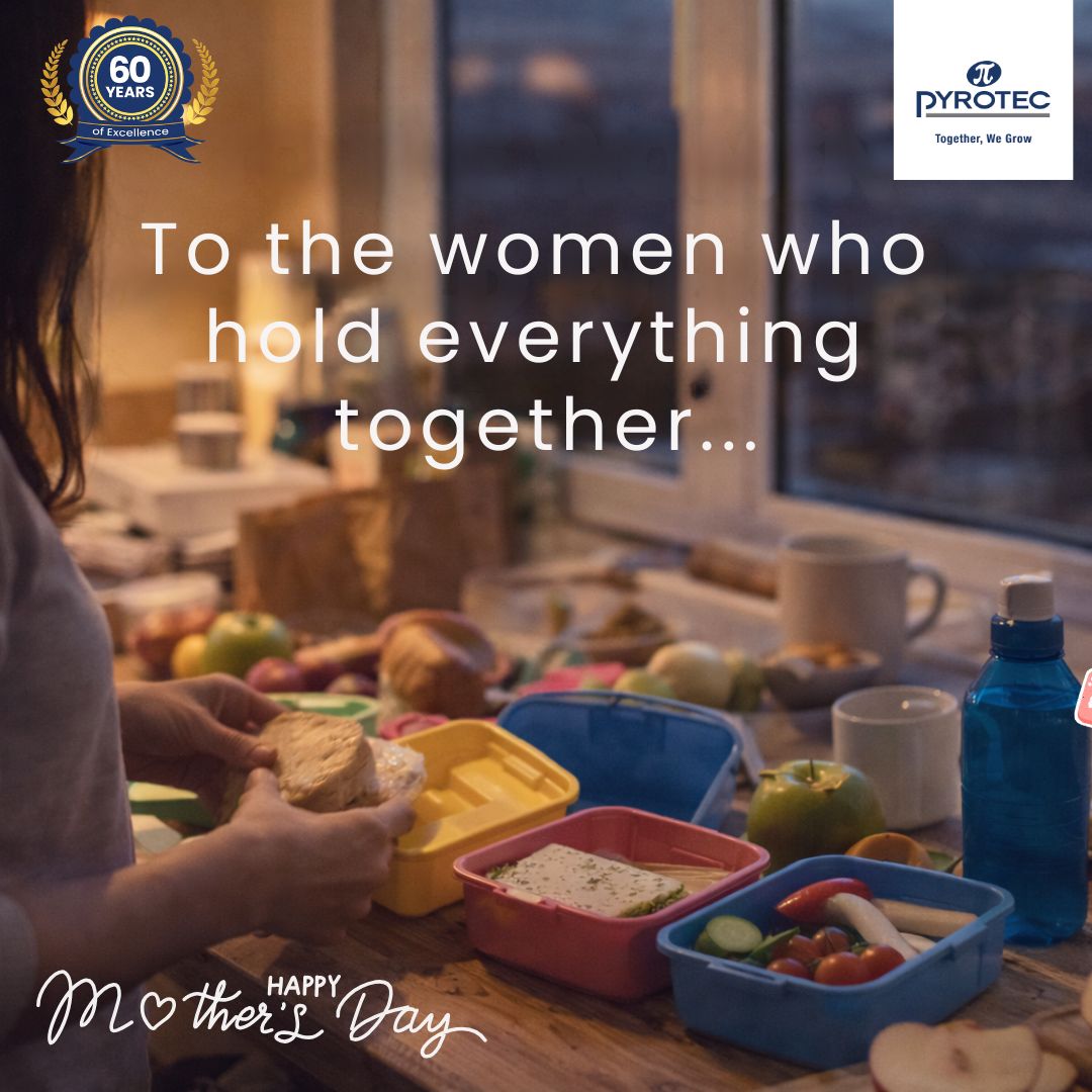 PyrotecSA's tweet photo. To the mums who keep everything moving — We see you. We appreciate you.
Happy Mother’s Day from Pyrotec.
#MothersDay #ThankYouMoms #ProudlySA #Pyrotec https://t.co/BkMeNbCYk3