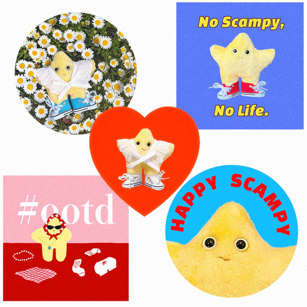 happyscampy's tweet photo. デザインフェスタvol.63にすかんぴも出展しますぴ☆彡
⁡
出展名⌇HAPPY SCAMPY
出展日⌇5/23.24
ブース⌇西館4階【N-83】
ラインナップ⌇ぬいぐるみ、���ーホルダー、ステッカー、缶バッジ等
⁡
新作雑貨、デザフェス限定スカンピィも登場予定🌟遊びにきてぴ🎪🎈

@designfesta
#デザフェス63リポスト https://t.co/wmt47z2H1p