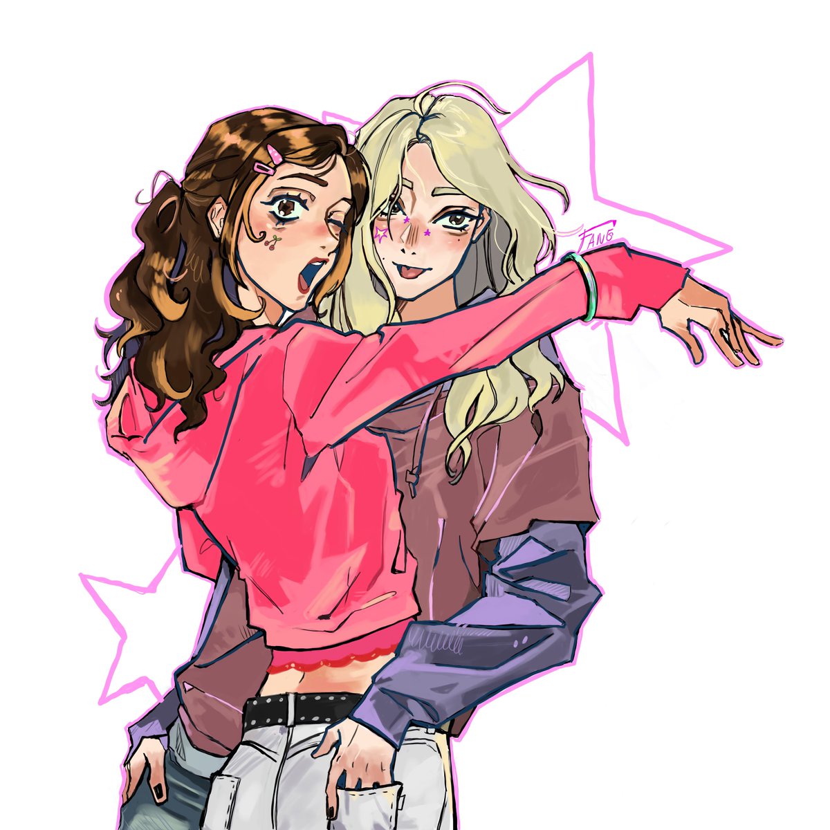 avocadotruther's tweet photo. Another one for the meichae community ✌️

#meichae #yoonchae #megan https://t.co/8dW4DpSVWn