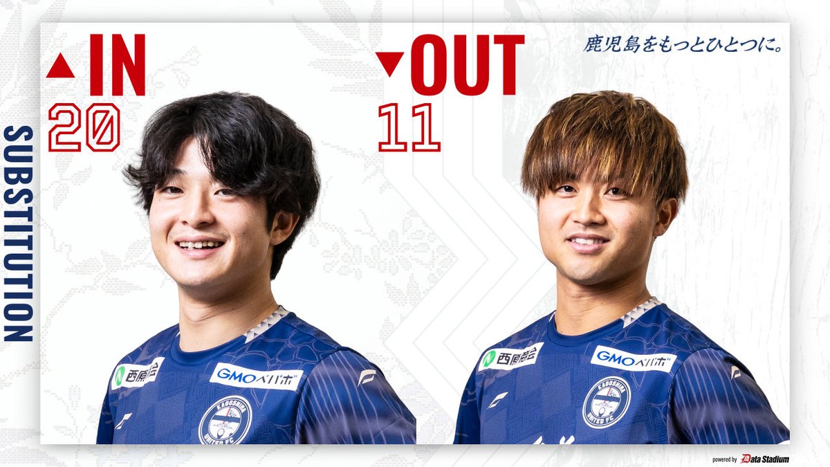 【明治安田J2・J3百年構想リーグ 第16節】

選手交代

後半0分
OUT🔄11 #福田望久斗
IN🔄20 #圓道将良

#鹿児島ユナイテッドFC
#鹿児島をもっとひとつに。
#滋賀鹿児島