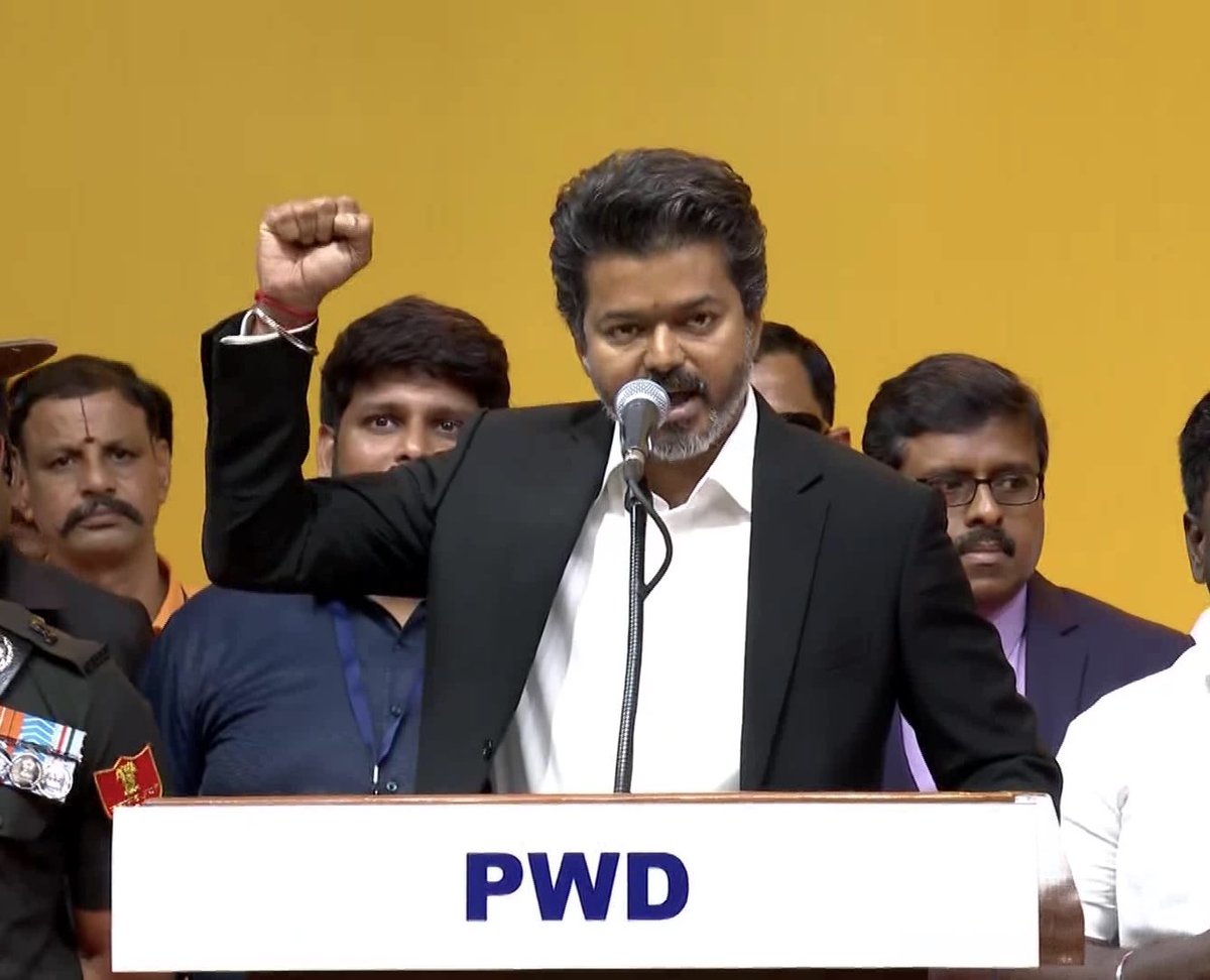figuringoutwsj's tweet photo. Chief Minister Vijay : This is the new era of Social, Secular Justice.#TVKVijay‌ #inc https://t.co/b4Tm0BEFzF