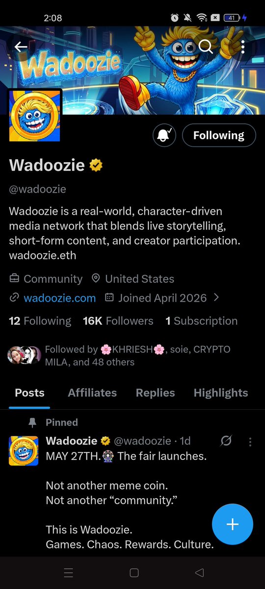<a href="/wadoozie/">Wadoozie</a> Following you with notifs 🔔
Thank you so much, Wadoozie! 🫶

0xc9c0328406d3f5fec6ce81645b66b43209d1b860