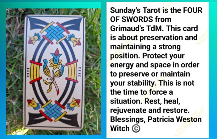 PsychicWitch13's tweet photo. Sunday's Tarot ☀️ 🔮 
#Sundaytarot https://t.co/OtpQpXvtrr