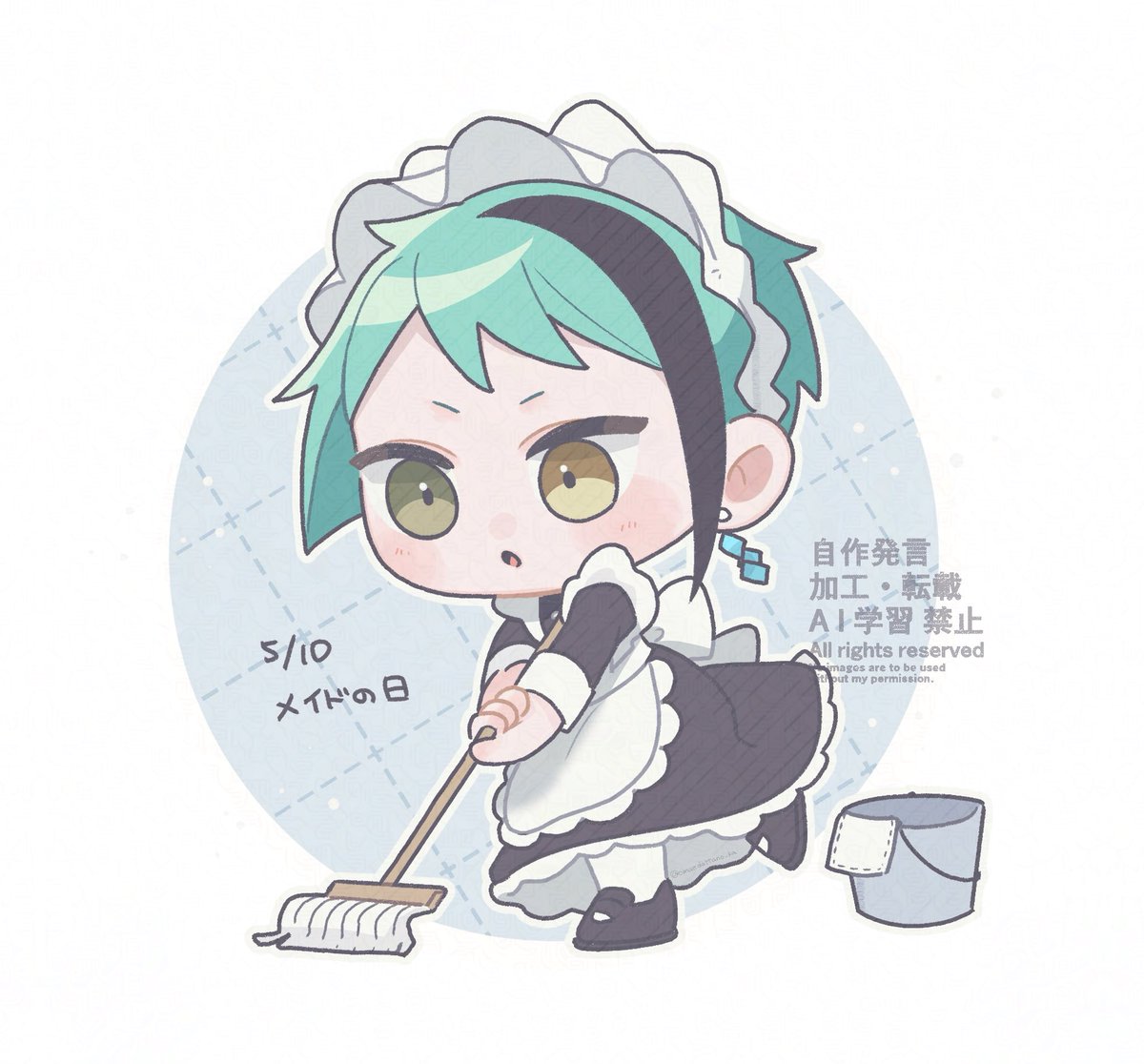 omaedattano_ka's tweet photo. メイドの日🐬 https://t.co/e7bCLiLxC4