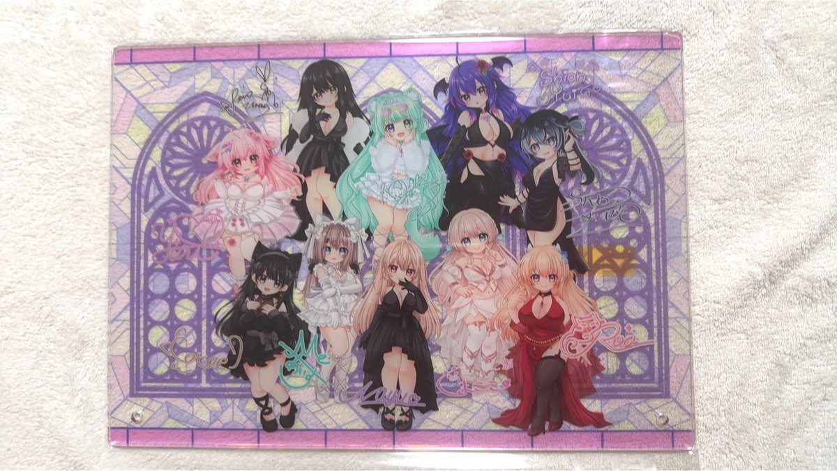 ぴくぷり 第2弾×ウェブポン 激レア賞 直筆サイン入りアクリルプレート 楽天