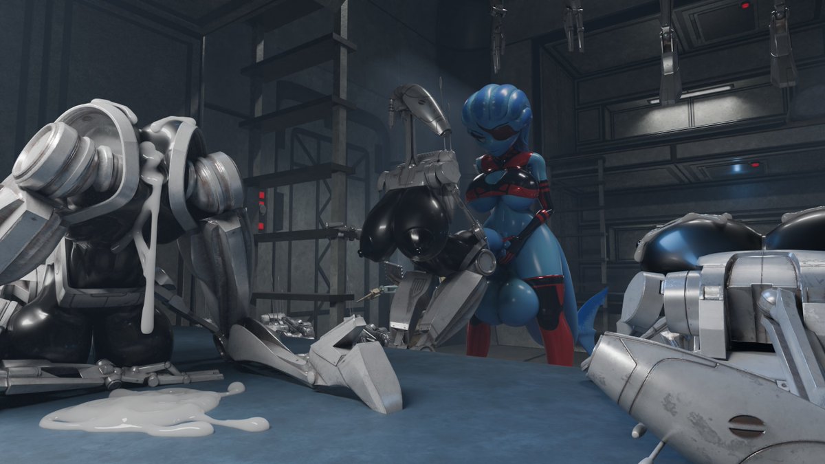 Solar_Pancake_'s tweet photo. Luna doing some stress testing on a new batch of the lovely B1 droid gals by @lPickleJuicel 

Luna model done by : @WhateverestMt 
Renders by me https://t.co/o6ywbP6SDU