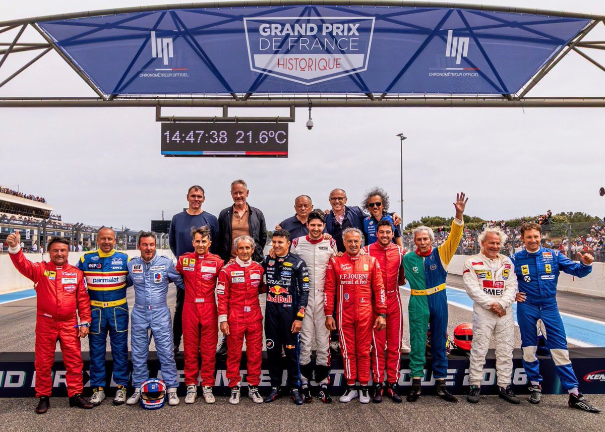 Adelaide_GP's tweet photo. Adelaide Grand Prix-era stars and cars at the Grand Prix de France Historique at Circuit Paul Ricard.

Images from Grand Prix de France Historique. #F1 #Formula1 #Adelaide #AusGP #AdelaideAlive https://t.co/zJVmN5SyMu