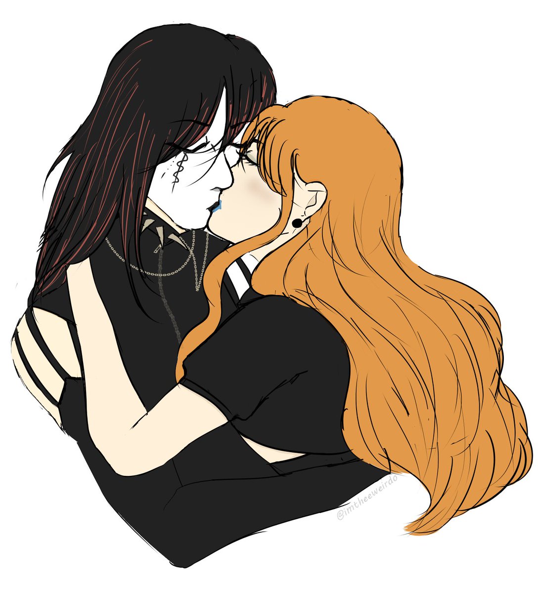 imtheeweirdo's tweet photo. So...I drew Mana and Kami for the first time in a while https://t.co/MkcFHaeFZR