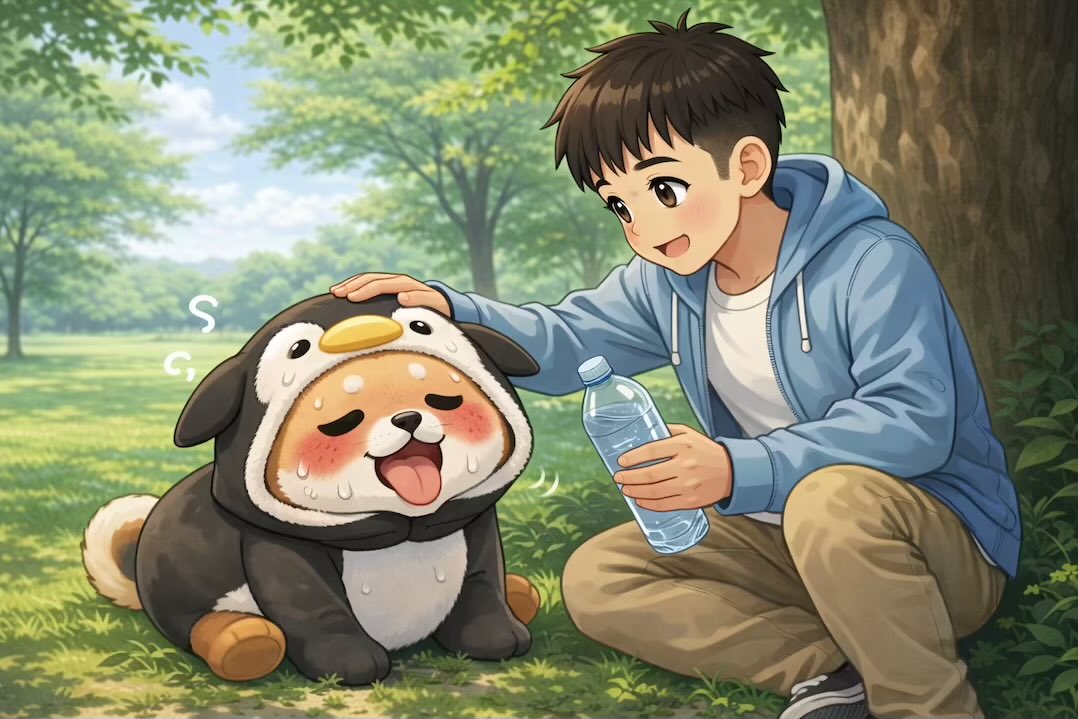 🔍🚶‍➡️🐶【まめ散歩!】🐶🚶🔎 🌡️気温､少し上がってきましたか
