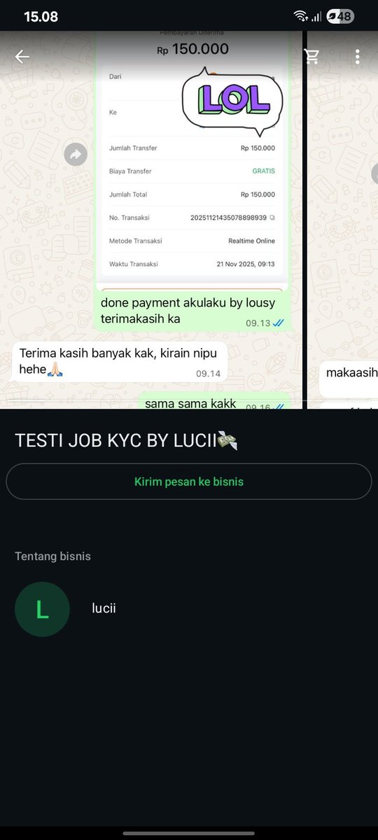 aestaresz's tweet photo. sakit hati banget, di keadaan ekonomi lagi susah gini masih ada aja orang yang tega nipu orang lain demi keuntungan sendiri 🥲
modus kerja freelance/KYC gitu.
hati² ya kalau ada yang nawarin kerja beginian lewat WA atau Telegram. @xyzfvig 
#jobreceh #zonabu #zonauang #freelance https://t.co/Me4PNBRA3r