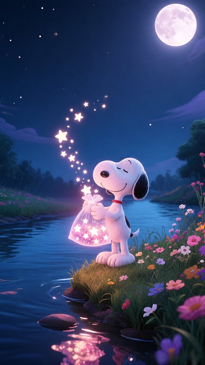 snoopyb047's tweet photo. Cute snoopy night https://t.co/UcS9EfCCRG