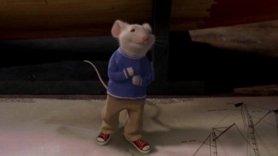 Why is Stuart Little dressed like Andy Sachs