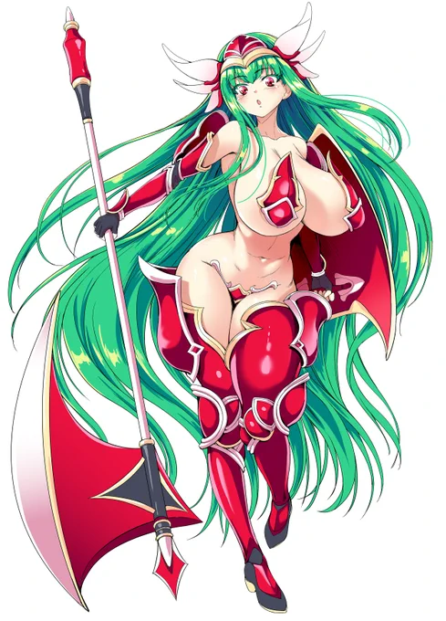 うぃ、ひとまず完成 母の日、ということで拙作の勇者のママより 由緒正しきビキニアーマー戦乙女・ママリア