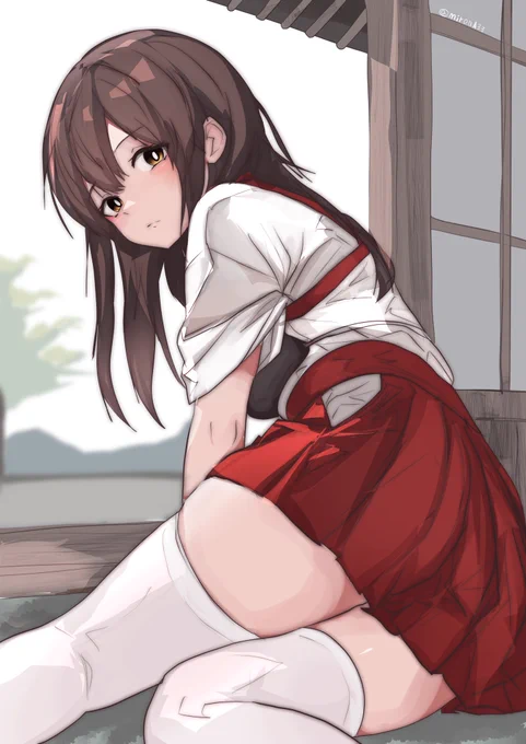 赤城さんを眺める休日