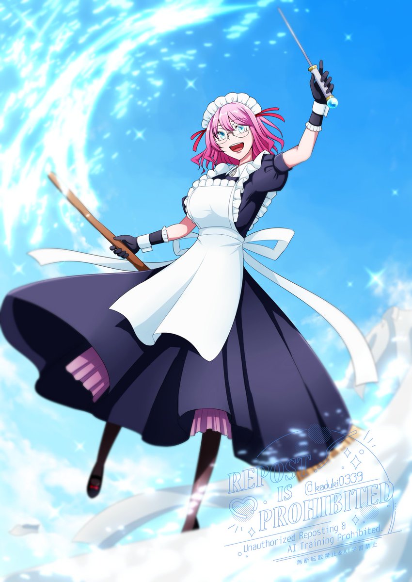 オーダーメイドの鳥さんのお洋服♪ お洗濯の魔法！」 #メイドの日