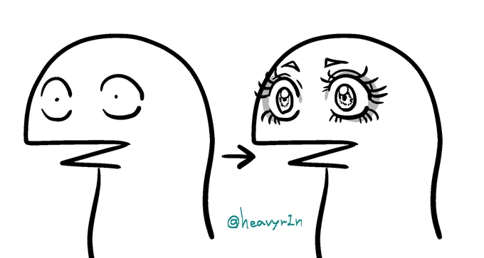 ドレッサー向かう度に目がちっさくて顔無いなって思うんだけど、メイクおわると顔が出来るので、私はメイクが上手 