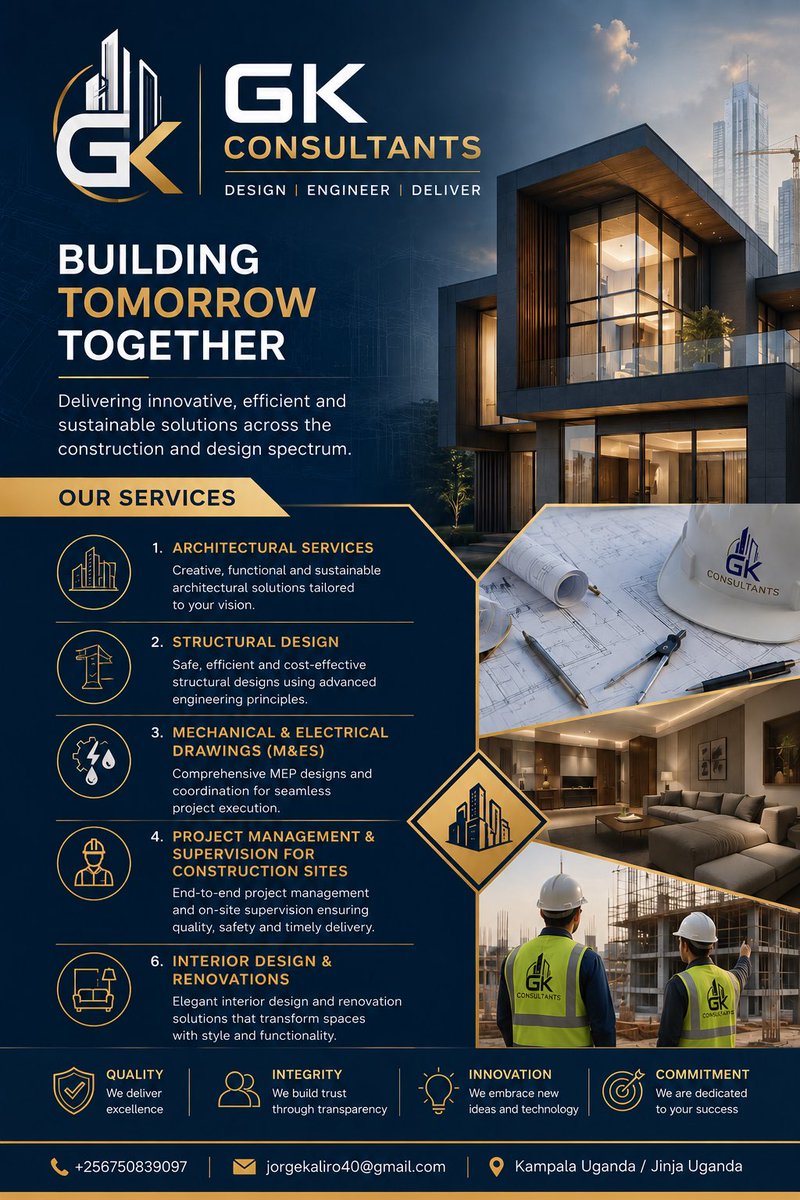 Jorge54534342's tweet photo. At GK Consultants, we are committed to excellence, innovation, and reliable engineering solutions.
We humbly request your support through referrals, partnerships, and recommendations as we continue building trusted projects and lasting relationships. https://t.co/Yuo8CMhlNR