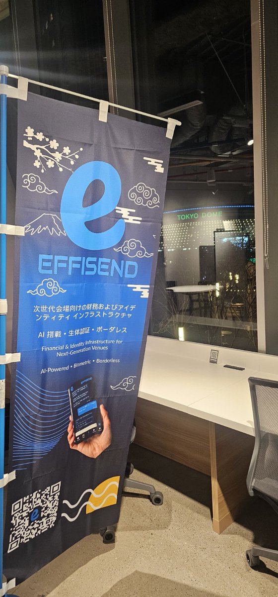 Effisend_'s tweet photo. Most crypto payment apps start with “all retail.”

We think that’s backwards.

High-traffic venues have a much stronger need for seamless payments:

• speed matters
• throughput matters
• UX matters

That’s why Effisend starts with venues first.
Tokyo Dome City can reach ~55,000 people during peak event windows 🇯🇵
@SuperteamJapan @solanamobile @colosseum

Finishing up the submission, more to come.