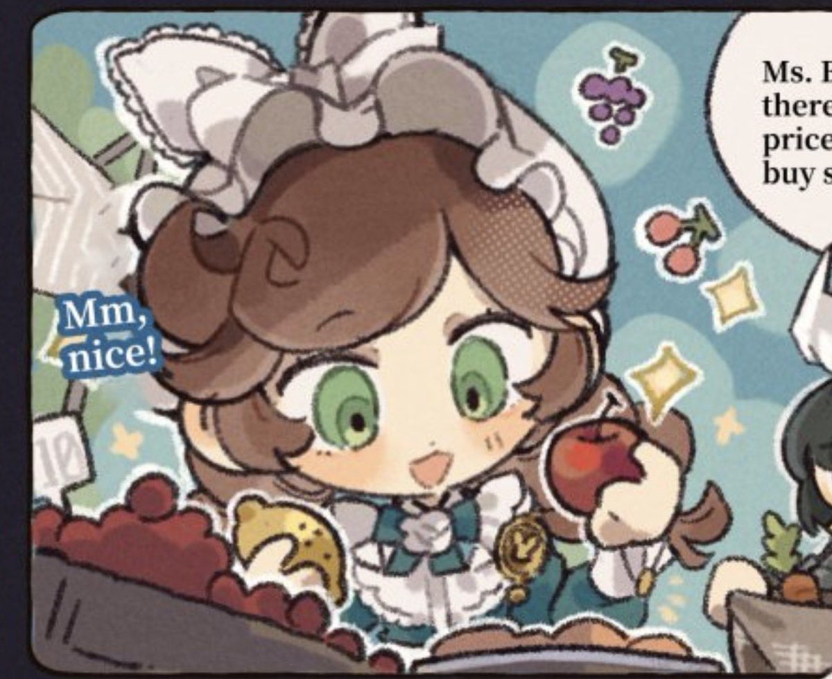 Chibi bunny bunny with her new garment is so cute 💕💕